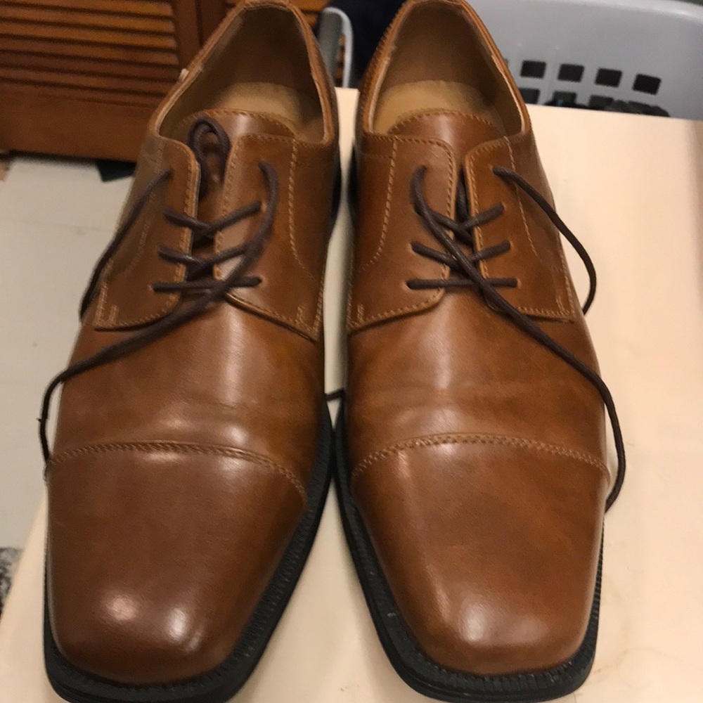 Alfani brown Leather Shoes 11.5